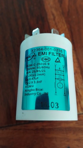 Entstörfilter Waschmaschine -  X2364-001-0216