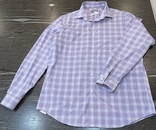 Michael Kors Men's Button Down Airsoft Stretch Regular Fit, 16 34/35.