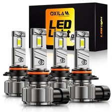 9005 9006 LED Light Bulb - 900 Brighter 6500K 9005/HB3 9006/HB4 6500K White