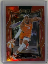 2025 Panini Select WNBA Aaliyah Edwards Concourse Red Prizm /149 #32