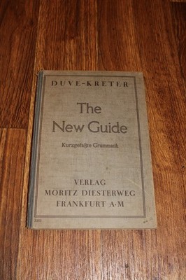 the new guide - duve kreter 1938 lehrbuch englisch grammatik 1930er jahre schule