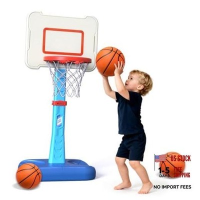 Toddler Basketball Hoop Indoor for Age 1 2 3, Adjustable Kids Basketball Hoop,
