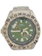 SEIKO Automatic Wristwatch Analog GRN SLV 4R37 00K0