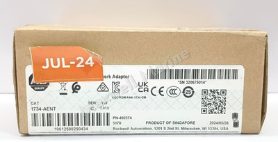 Allen Bradley 1734-AENT POINT I/O Ethernet IP Network Adapter Ser C 1PC Boxed