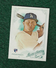 JOC PEDERSON - 2015 TOPPS ALLEN & GINTER ROOKIE CARD # 134 - DODGERS - RANGERS. rookie card picture