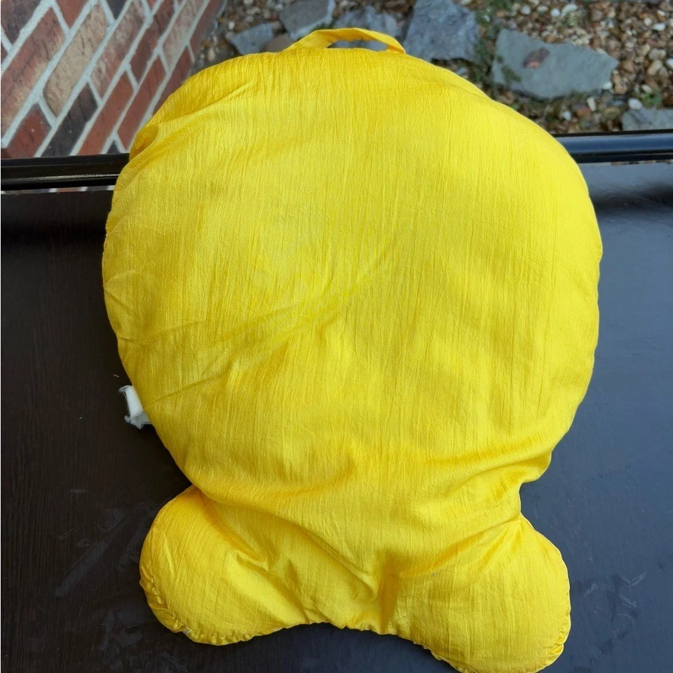 复古 90 年代黄色 Looney Tunes Tweety 鸟枕头 — 第 2/4 张图片