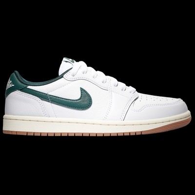 Womens Air Jordan 1 Retro Low OG - White/Oxidized Green-Sail (Size