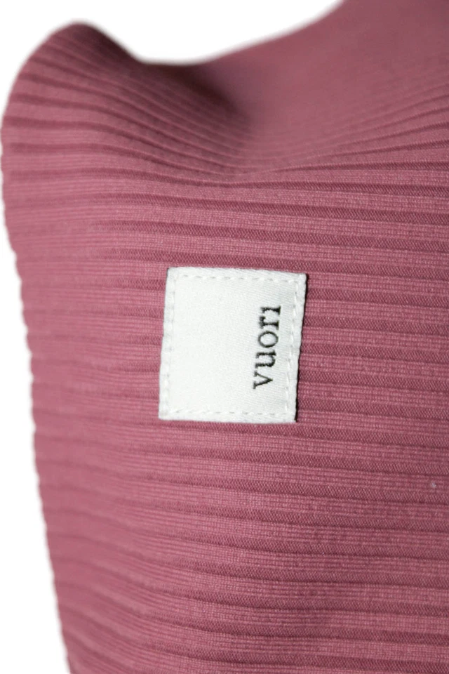 Женские красные укороченные леггинсы Vuori из полиэстера однотонные размер S - Изображение 4 из 4