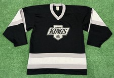 Los Angeles Kings Hockey NHL Jersey CCM Size Large Black Authentic Sports LA Men