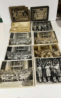 Lot of 10 Class Photos Groups Organizations