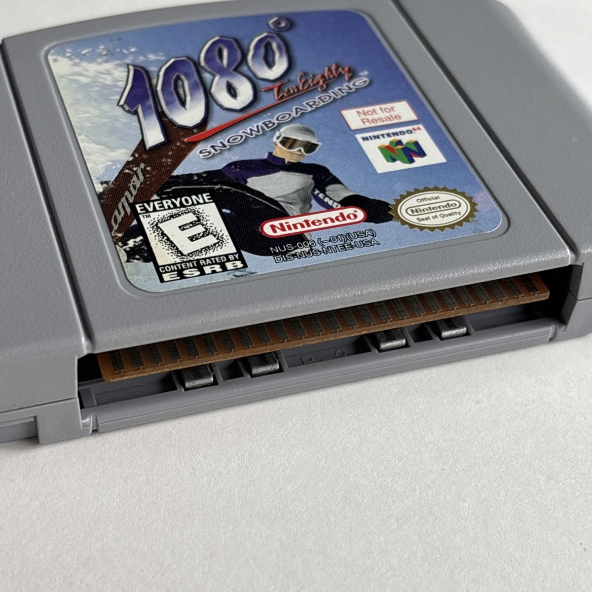 1080° Snowboarding N64 Not For Resale NFR Nintendo 64 Cart + Promo