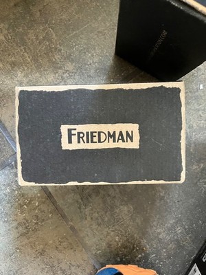 Friedman Golden Pearl EMPTY RETAIL STORAGE BOX/Owners Manuals