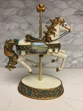 Vtg Irish Blessing Carousel- Hamilton  Collection  No. 0129 Limited 95 Days Cast