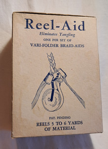 Vintage Braid-Aid Co. REEL-AID & BRAIDKIN Kit for Braided Rug Making MCM Craft