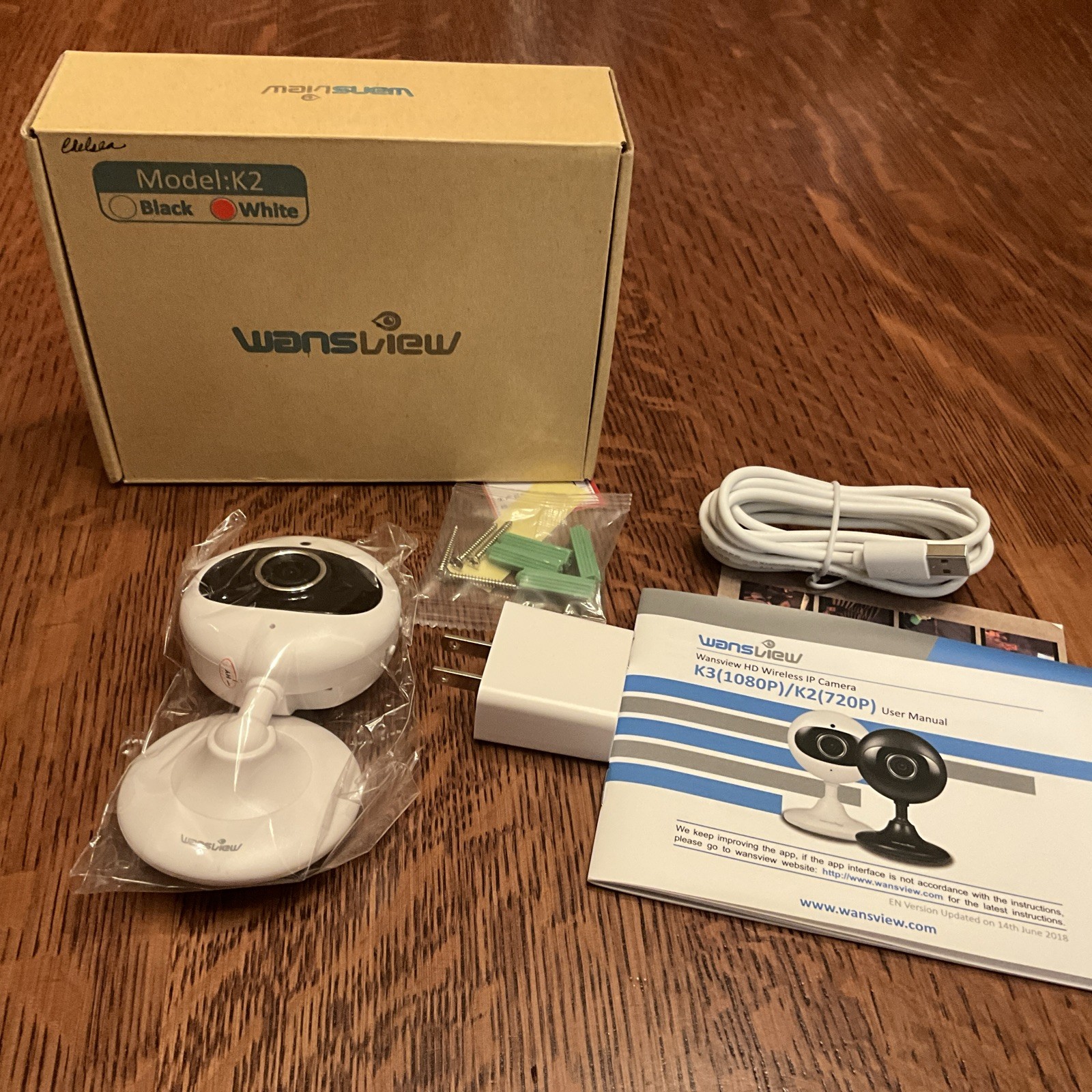 Wansview White 720P X Series Wifi IP Camera (K2) And FOWL MI