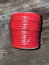 10 GAUGE AWG OFC 100 Copper Stranded wire 50ft Red Flexible Primary Power Cable