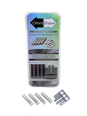 Premium Omnishaver Replacement Cartridge Refill Kit with 1 Count (Pack of 1)