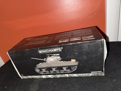 RARE Paul's Model Art Minichamps M4A3 Sherman Tank, 1:35 Die-Cast