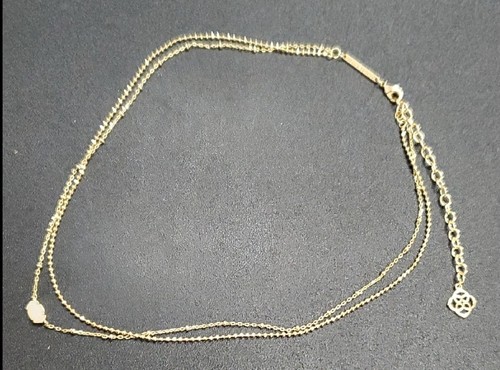 Kendra Scott Emilie Multi Strand Necklace Fashion Jewelry KS Double Gold Drusy