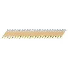 1000Pcs 34 Degree 0.148" x 1-1/4" Paper Collated Framing Nails, Color Zinc