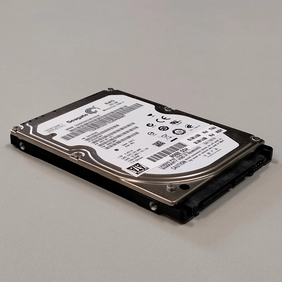 Seagate Momentus 320GB 2.5" SATA II 3Gbps HDD 7200 RPM 16MB ST9320423AS 60Y4819 - Image 4 of 4