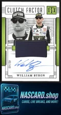 2024 Panini National Treasures William Byron Clutch Factor Signatures #/49