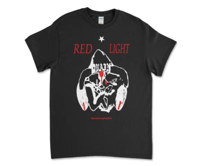 Bladee Red Light Black T-Shirt Tee Shirt Drain Gang | eBay