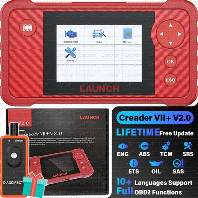 2024 LAUNCH X431 VII+ 2.0 CRP123 V2.0 OBD Diagnostic Scanner ABS SRS Code Reader