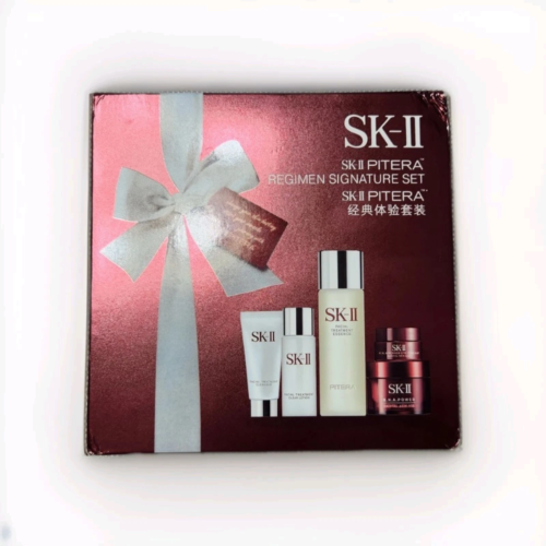 SK-II SK2 SET 5PCS PITERA ESSENCE/CLEAR LOTIONCLEANSER/SKIN CREAM FACE+EYE(GIFT)