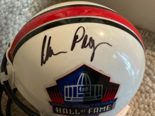 ALAN PAGE Signed FOOTBALL HALL OF FAME MINI HELMET PSA DNA Minnesota Vikings - Picture 2 of 5