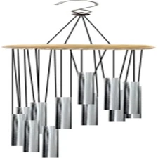 Wind Chimes for outside with 12 Aluminum Tubes Wind Bells, 23 Inches Melody Wind