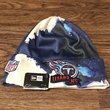 New Era Tennessee Titans NFL Sideline Ink Knit Winter Beanie Cap Hat OSFM