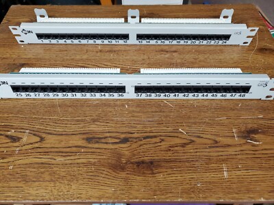 RJ-45 rack mount patch panel   24 ports