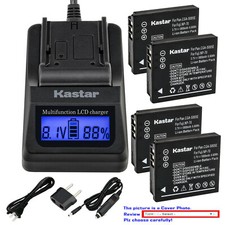 Kastar Battery LCD Fast Charger for Ricoh DB-60 DB-65 Ricoh Caplio R40 Caplio R5