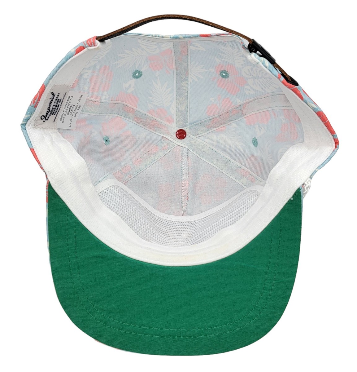 Imperial DNA Project La casquette verte à fleurs Aloha Rope