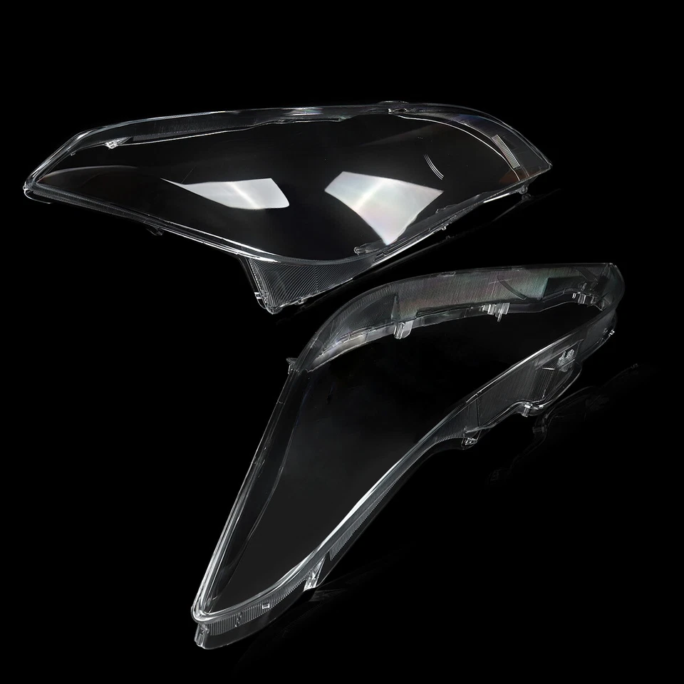2X Clear Headlight Lens Shell Cover Clear For 2011-2012 Infiniti M25 M35 M37 M56 Foto 4 de 4
