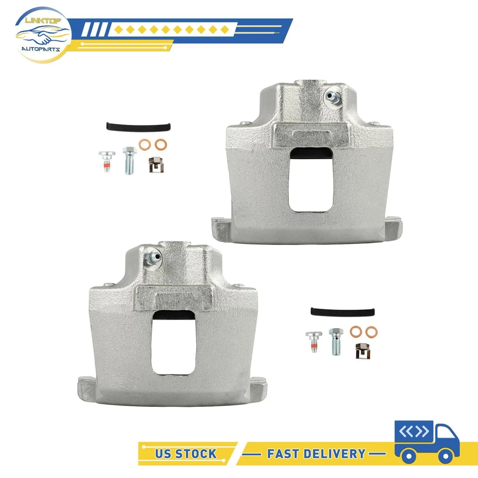 Brake Calipers Front Pair For Jeep CJ7 1979-1981 AMC Concord 1978-1981 - Image 3 of 4