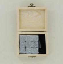 New The Wine Savant Rock Ice Cubes with Pouch & Box