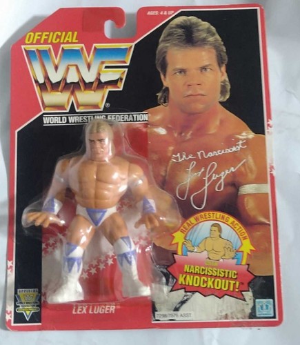 1994 Hasbro red card series 8 WWF Lex Luger Wrestl...