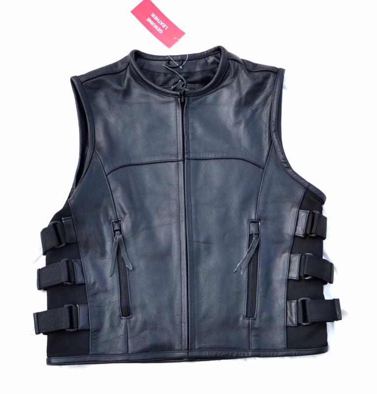 gilets bikers cuir