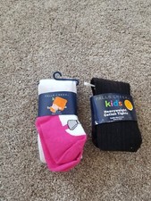 Falls Creek winter tights Girls 2T-4T pink white navy blue