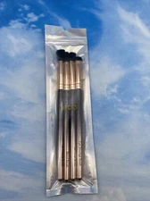 HIPDOT  4 Piece Cosmetic Brush Set Smudging Blending Crease All in One