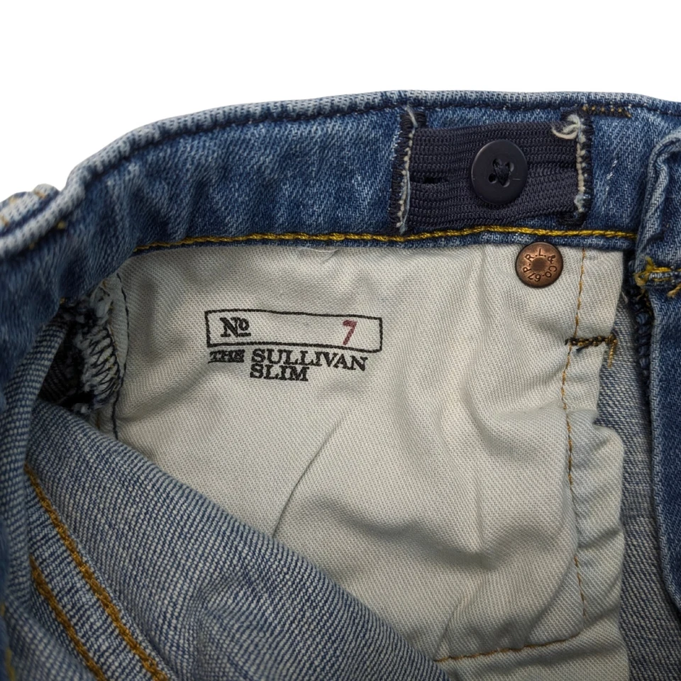 Pantalones Cortos Polo Ralph Lauren Niños Talla 7 Sullivan Slim Denim Cintura Ajustable Foto 3 de 4