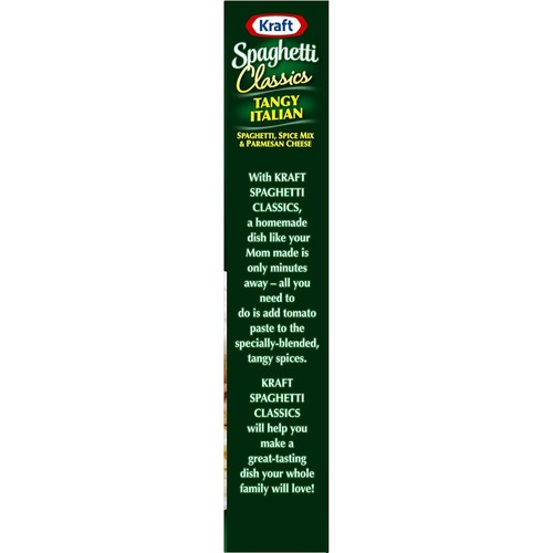 Kraft Spaghetti Classici Tangy Pasta Facile Italiana Pasto con Spaghetti Spezie M... - Foto 6 di 7