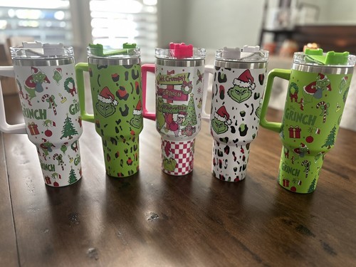 The Grinch Christmas 40oz Style Quencher Tumblers NEW - Picture 1 of 6