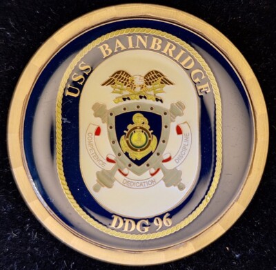 DDG-96 USS BAINBRIDGE CPO CHIEF - Navy Challenge Coin