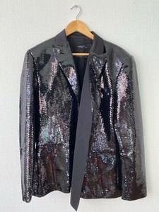 h and m sequin jacket