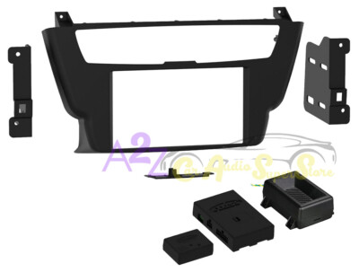 Metra 95-9307B Matte Black Double DIN Dash Kit For BMW 5 Series (1997-2003)