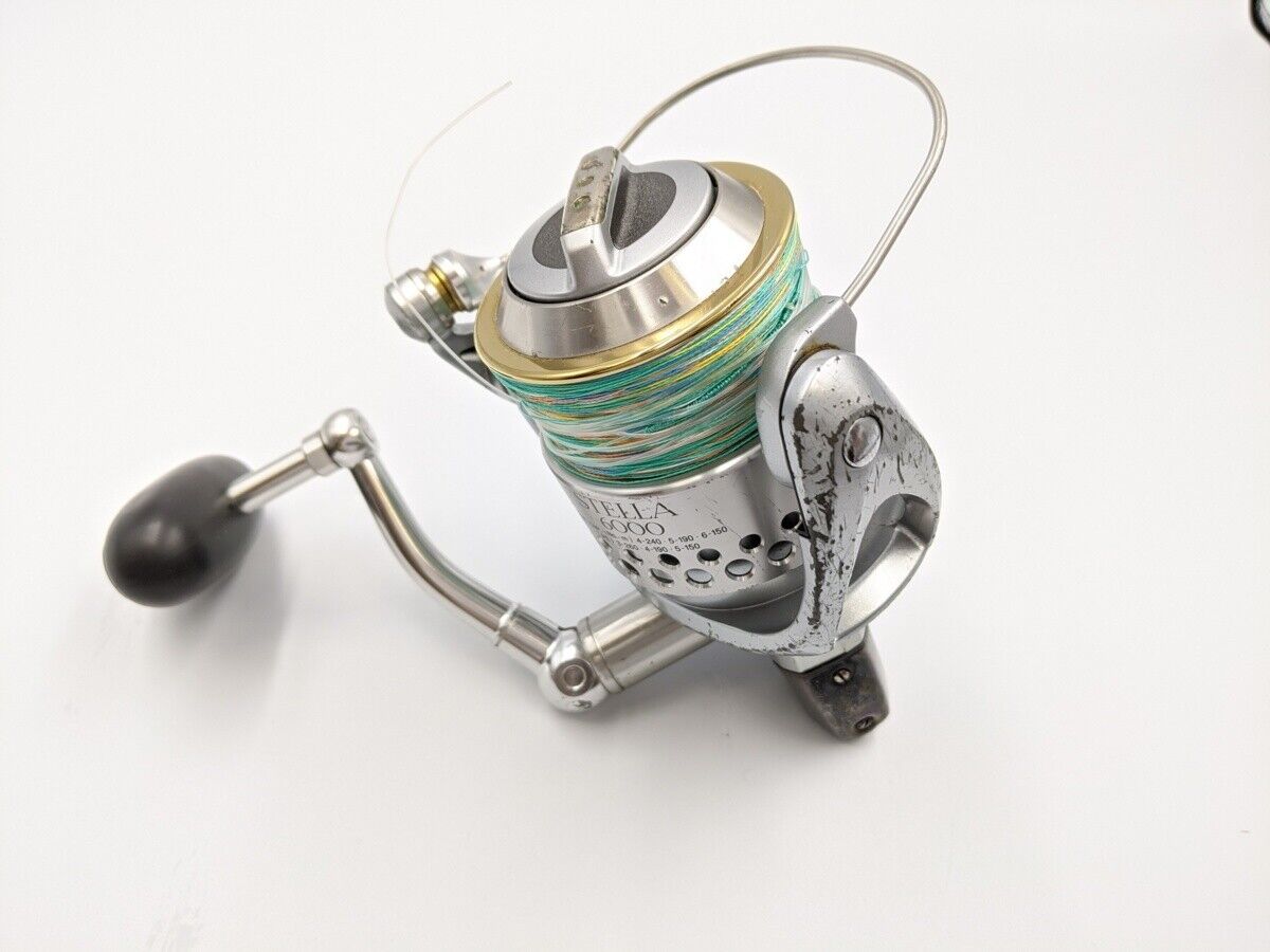 Shimano 98 Stella 6000 Spinning reel Used FreeShipping | eBay Shimano 98 Stella 6000 Spinning reel Used FreeShipping | eBay