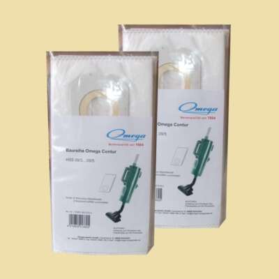 2 Packungen eta / Omega Staubbeutel passend für Serie Contur (Basic, Plus usw.)
